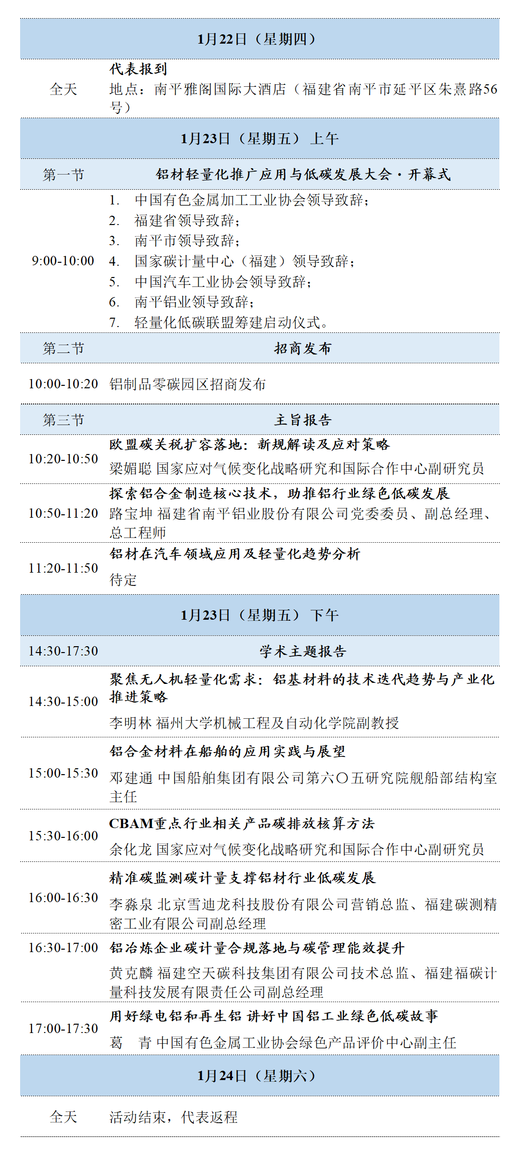 关于举办铝材轻量化推广应用与低碳发展大会的通知