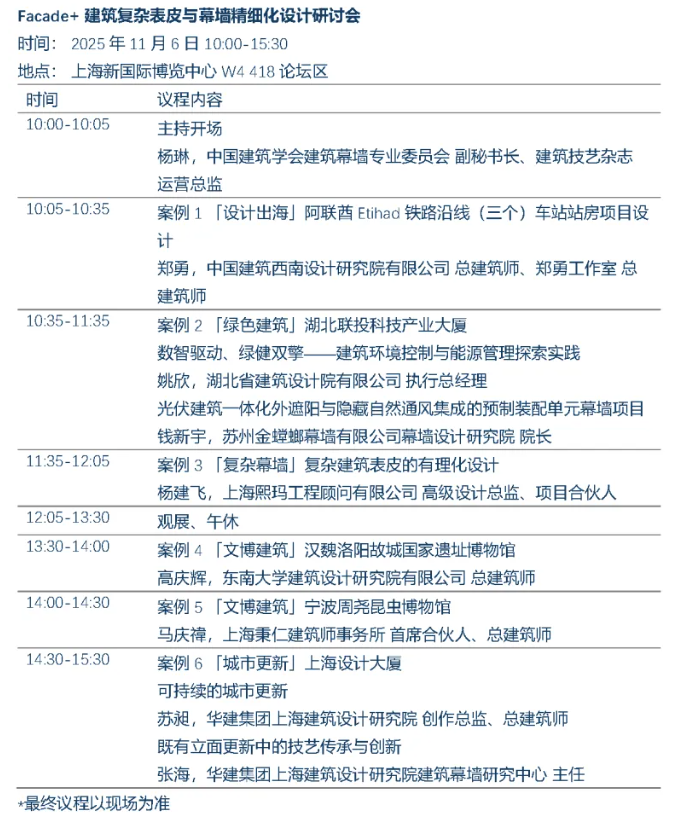 【FBC2025剧透第三弹】最全论坛议程清单,一键收藏 【FBC2025剧透第三弹】最全论坛议程清单,一键收藏