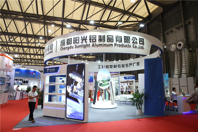 2018上海铝工业展：成都阳光铝制品展厅风采