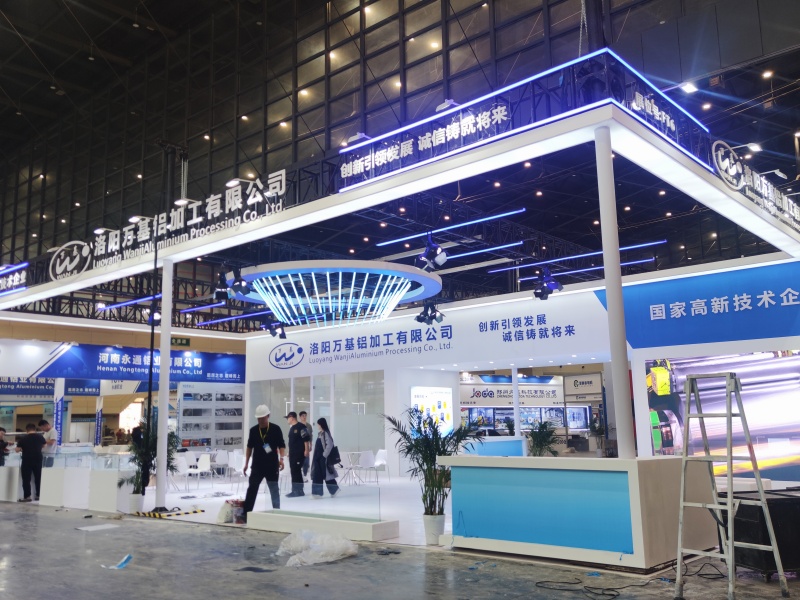 2025郑州铝工业展：万基铝加工布展路透