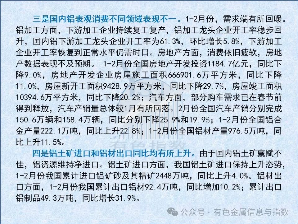 中国铝冶炼产业月度景气指数报告（2024年3月）