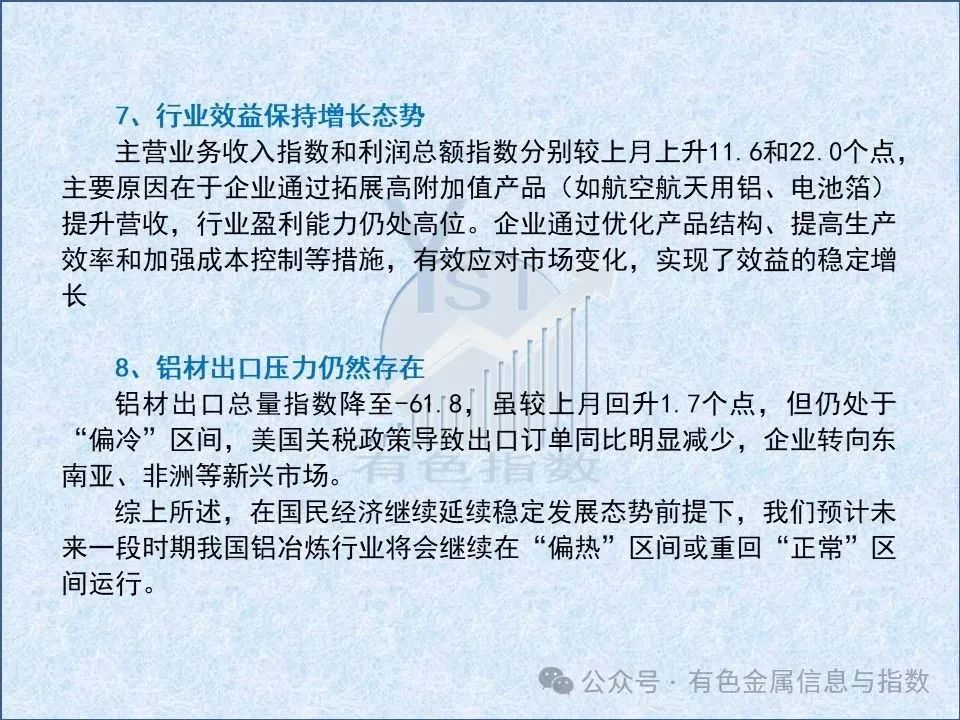 中国铝冶炼产业月度景气指数报告（2025年5月）