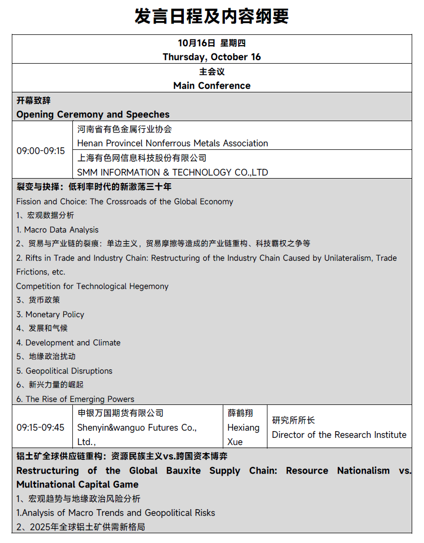 开幕倒计时3天！SMM铝产业年会参会指南出炉！