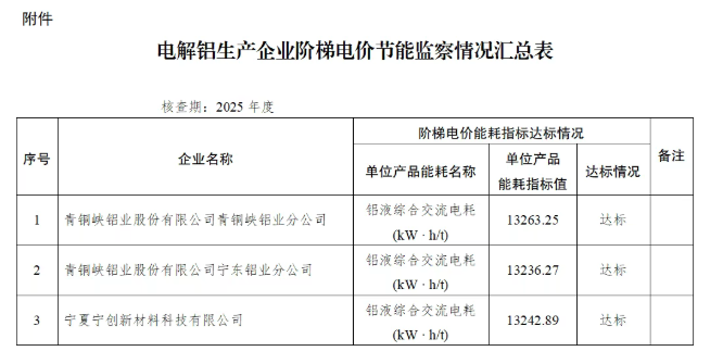 宁夏发改委关于自治区电解铝企业2025年度用电执行阶梯电价政策有关事项的通知